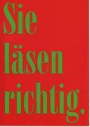 Sie lsen richtig