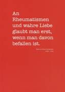 An Rheumatismen und wahre Liebe